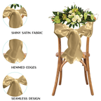 Premium Satin Chair Sash - Gold - 18cm x 274cm