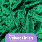 Velvet Chair Band - Emerald Green