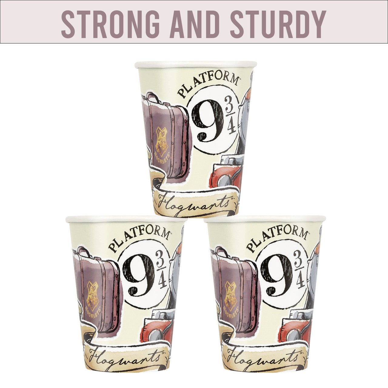 Harry Potter Party Tableware 9oz Cups (Pack of 8)