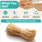 Raffia Ribbon Thick Strings