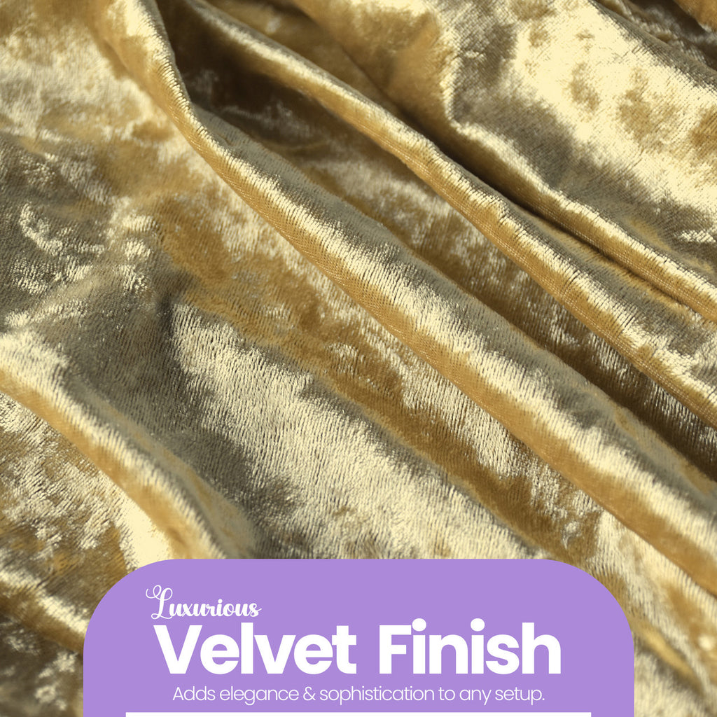 Velvet Chair Band - Gold