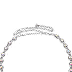 Waist Chain Belt - Flower Rhinestones