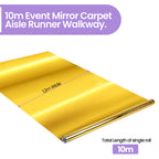Gold Foil Aisle Runner walkway
