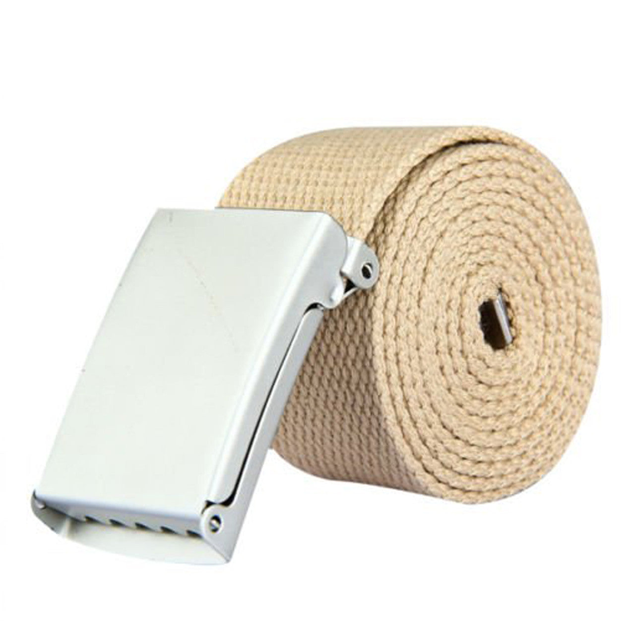 Webbing Army Belt - Beige