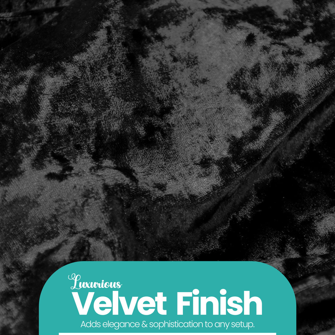 Velvet Chair Band - Black