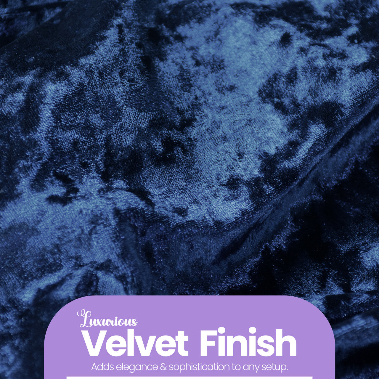 Velvet Chair Band - Navy