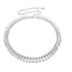Diamante Belt with Tear Drop Crystals