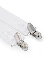 Men's Adjustable Braces x Shape Heavy Duty Clip On Suspenders for Trousers Jeans 35mm