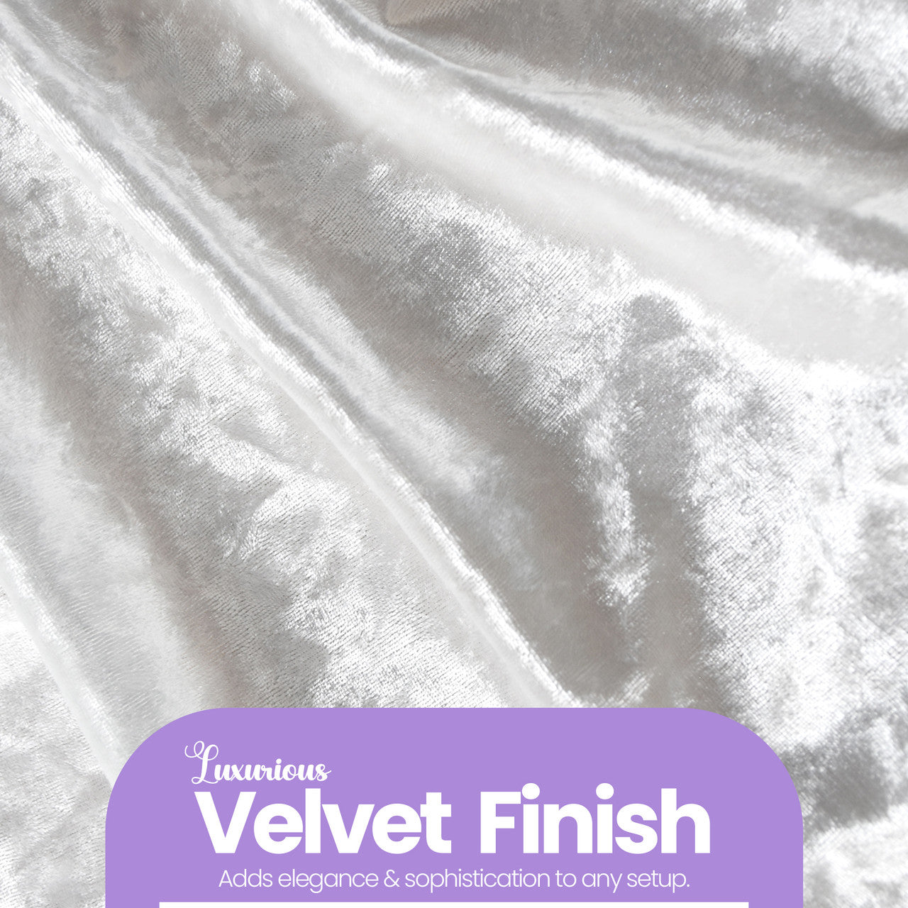Velvet Chair Band - Ivory