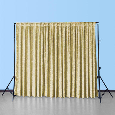 Velvet Backdrop - 3m x 3m - Gold