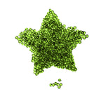 4000 Iridescent Table Scatter Acrylic Crystals, 2.5mm - Lime Green