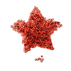 4000 Iridescent Table Scatter Acrylic Crystals, 2.5mm - Orange