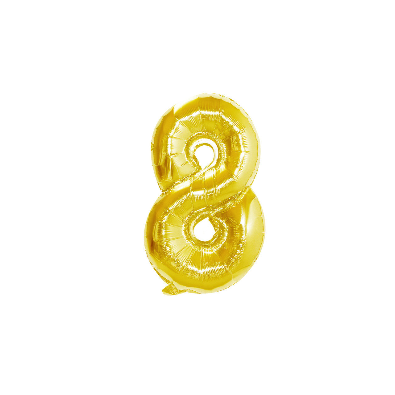 Large Foil Number Air-fill and Helium Balloons (0-9) - Gold