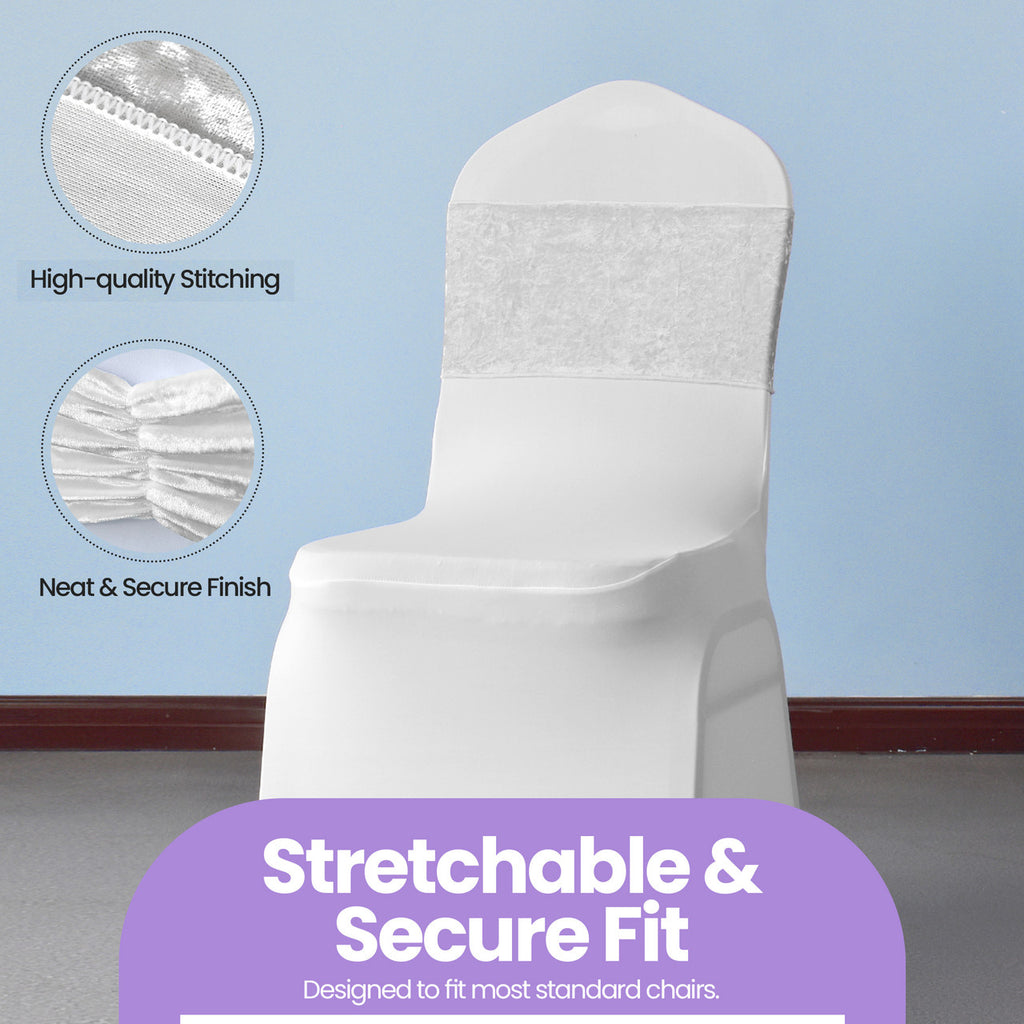 Velvet Chair Band - Ivory