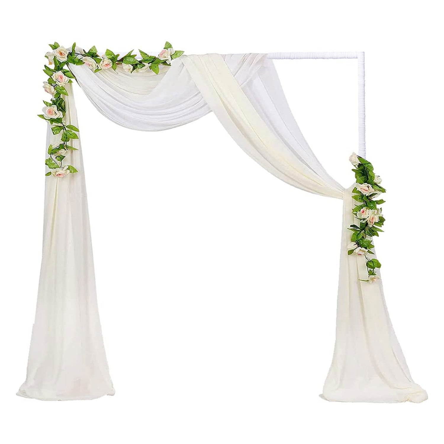 25yd Spandex Pole Cover - White