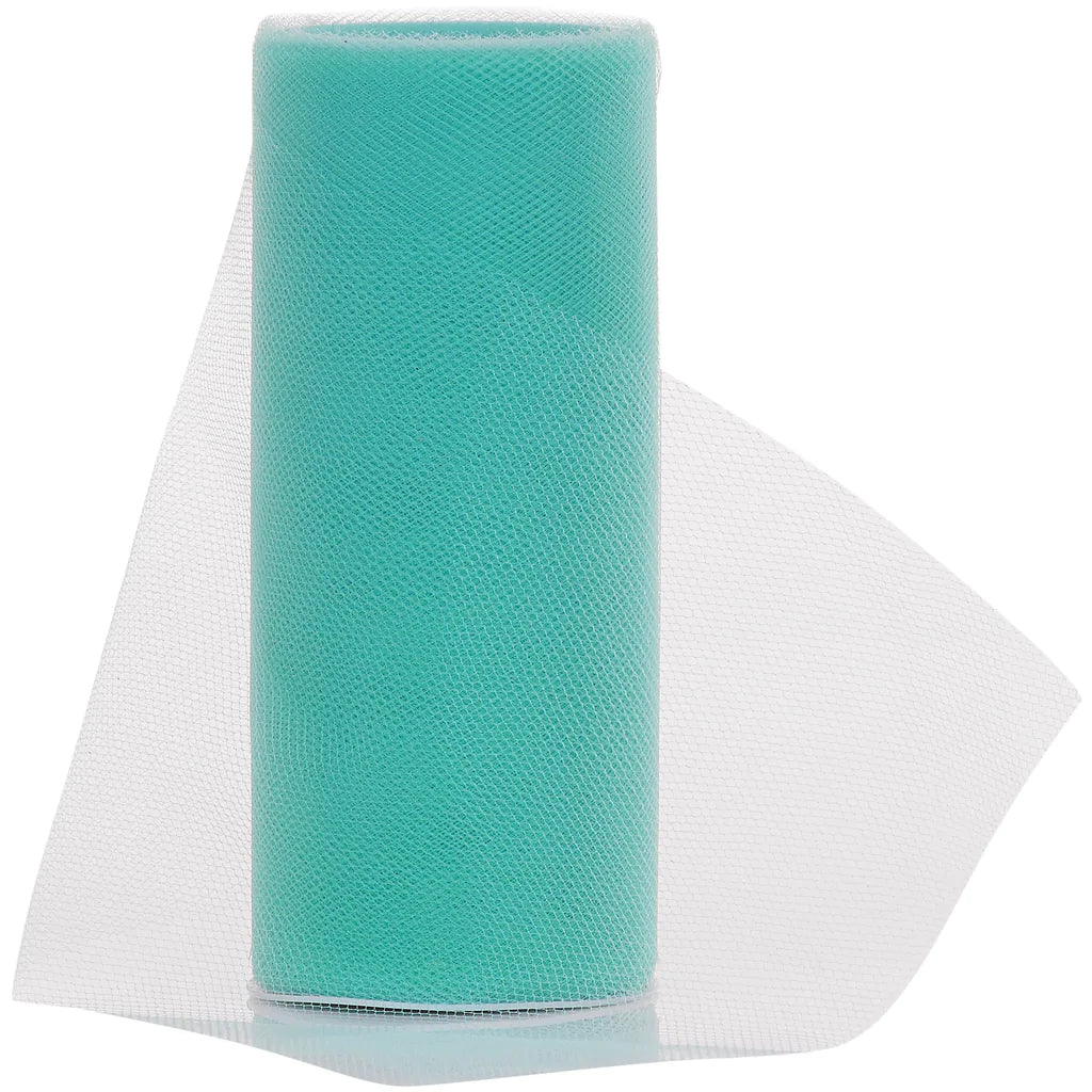 6" Tulle Fabric Roll - Mint Green