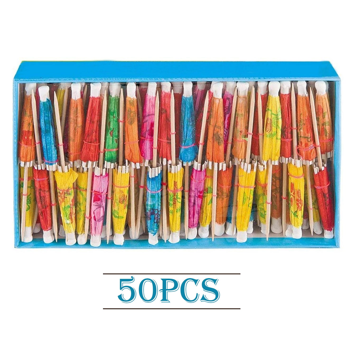 Colourful Paper Cocktail Umbrellas