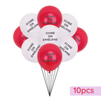 England Latex Balloon - Red & White