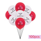 England Latex Balloon - Red & White