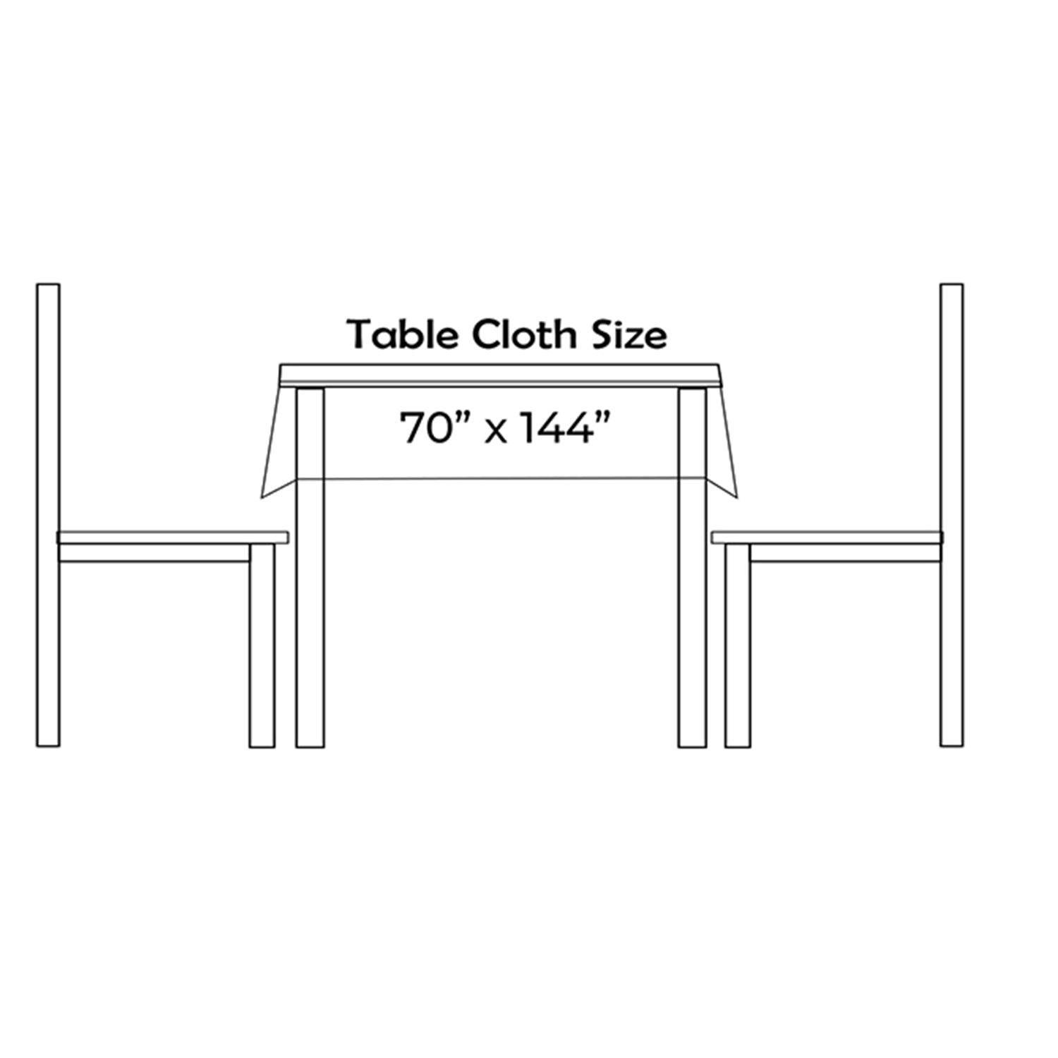 Rectangle Crushed Velvet Tablecloth - Black