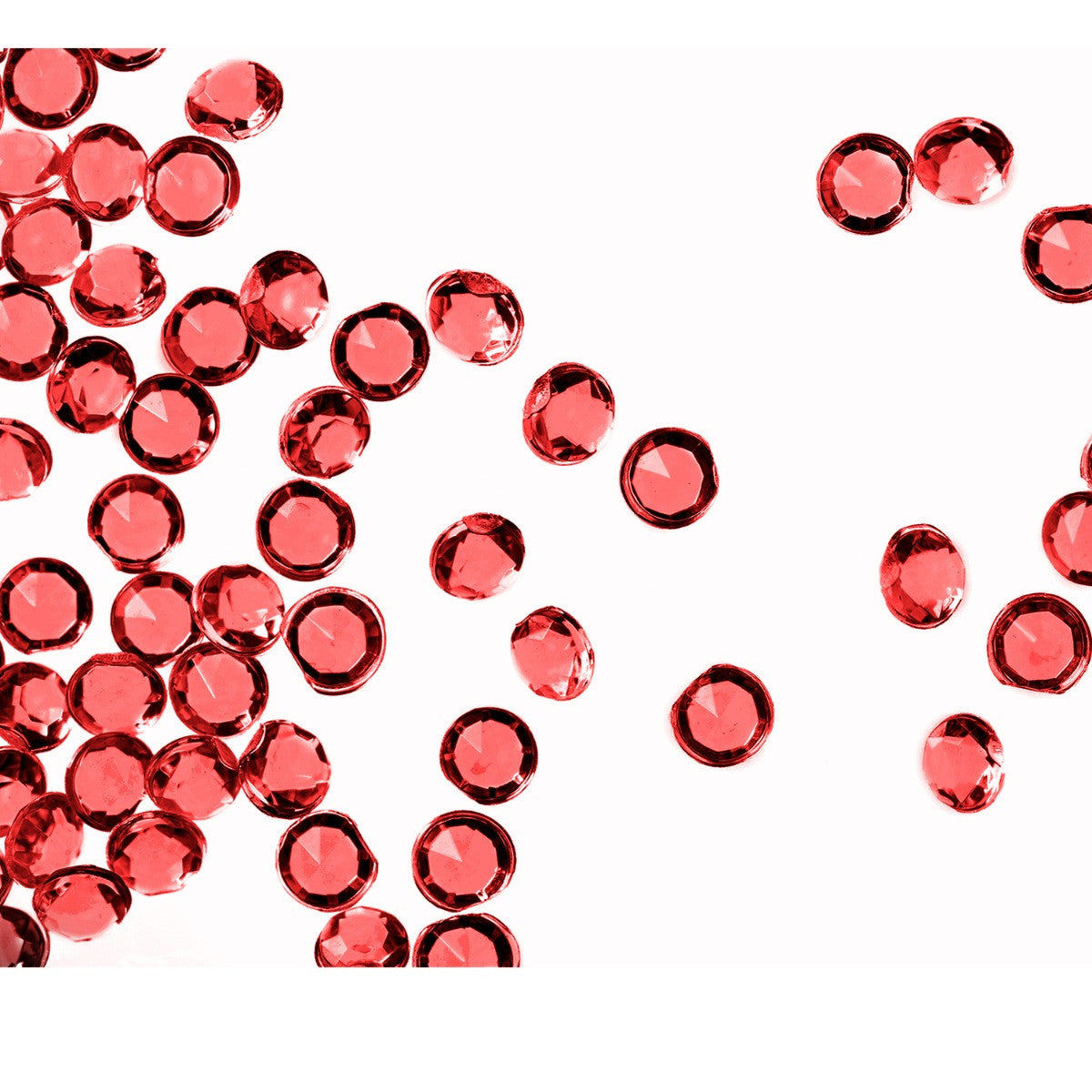 4000 Iridescent Table Scatter Acrylic Crystals, 2.5mm - Dark Red