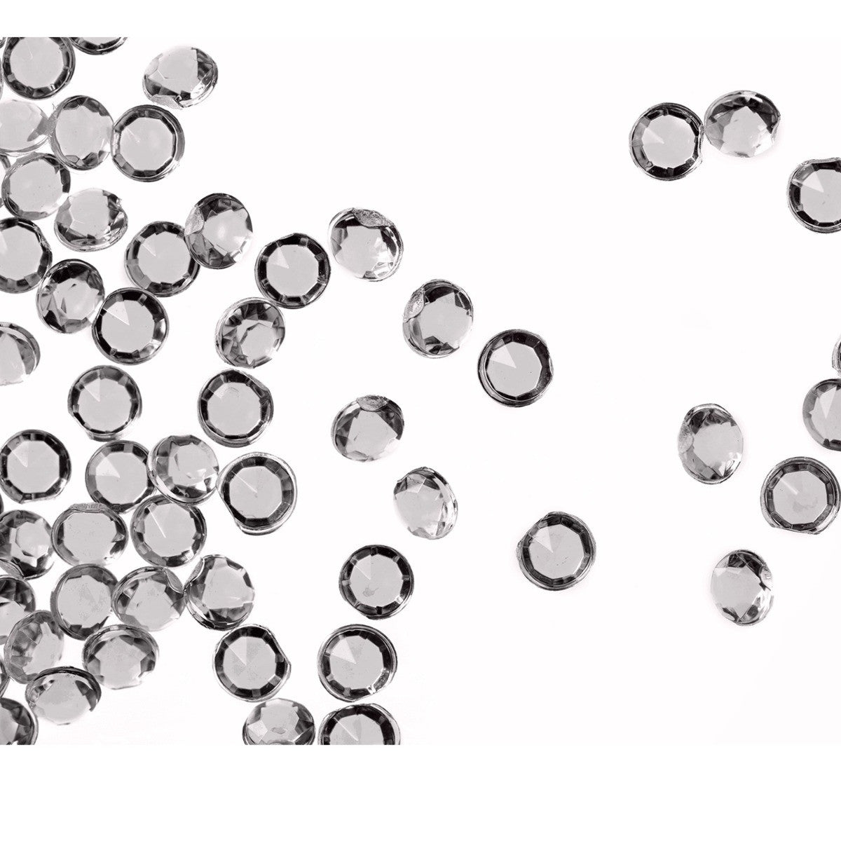 4000 Iridescent Table Scatter Acrylic Crystals, 2.5mm - Clear