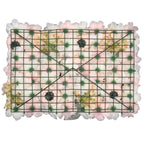 Hydrangea Artificial Flower Wall Panel 60cm x 40cm - Baby Pink & White with Leaves