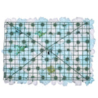 Hydrangea Artificial Flower Wall Panel 60cm x 40cm - Blue & White