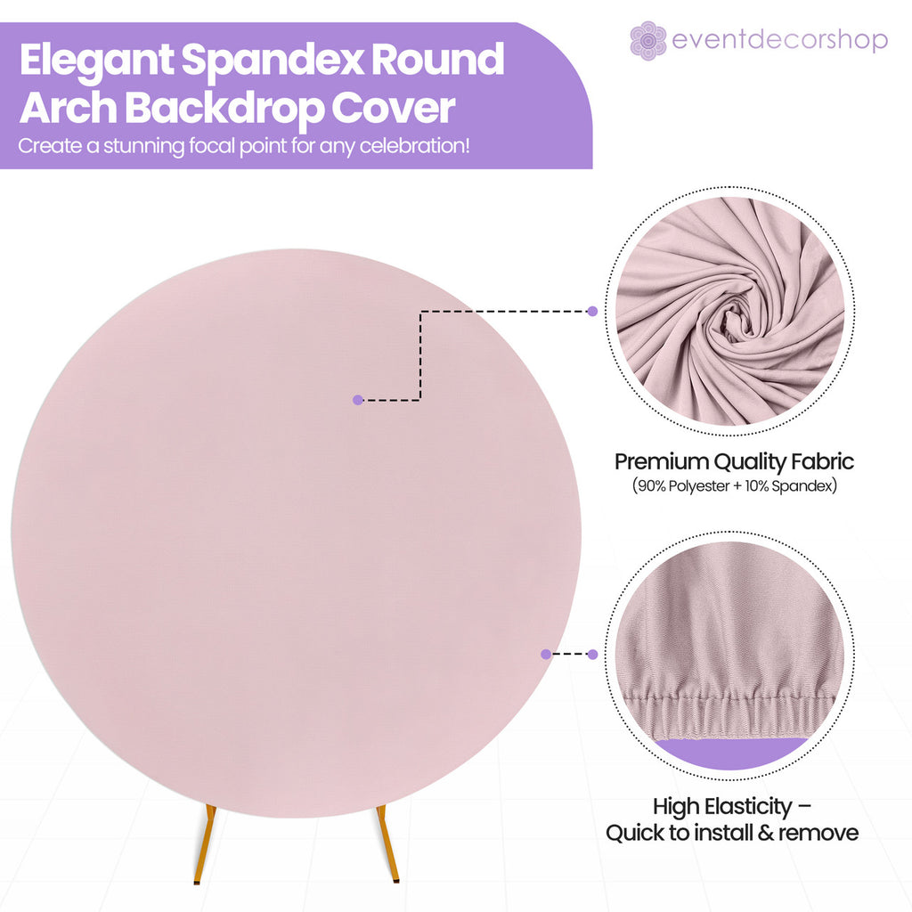 Arch Stand Spandex Cover - Baby Pink