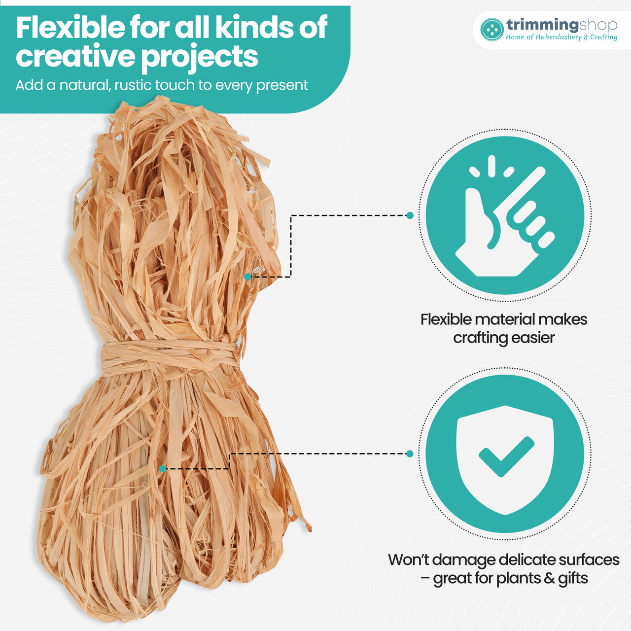 Raffia Ribbon Thick Strings