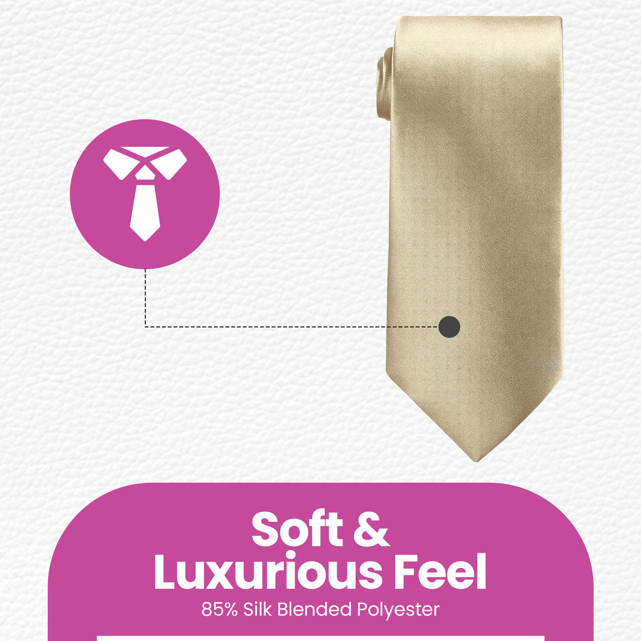 Beige Neck Tie