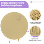 Arch Stand Spandex Cover - Champagne