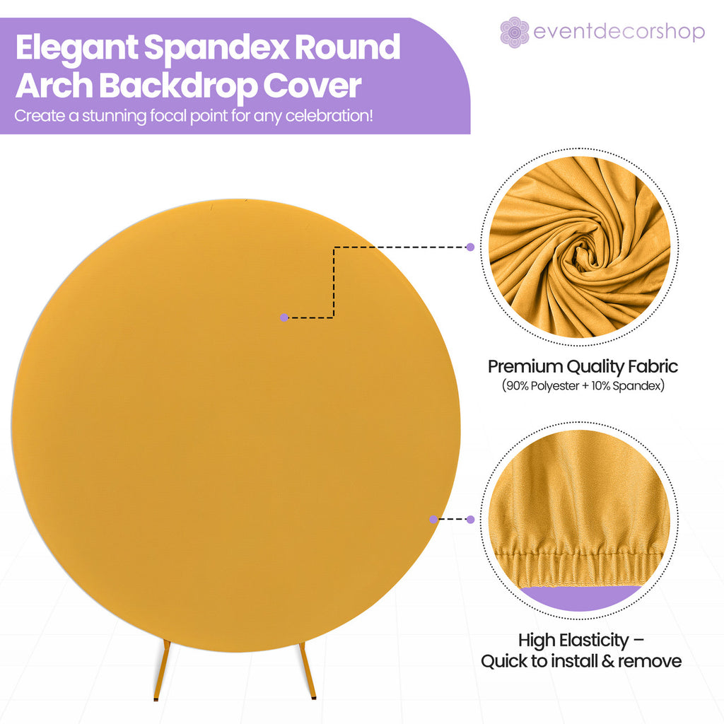 Arch Stand Spandex Cover - Gold