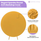 Arch Stand Spandex Cover - Gold