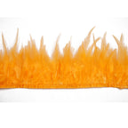Rooster Feather Fringe for Costume - Orange
