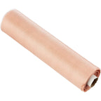 25m x 29cm Organza Sheer Roll - Rose Gold