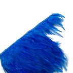 Rooster Feather Fringe for Costume - Royal Blue