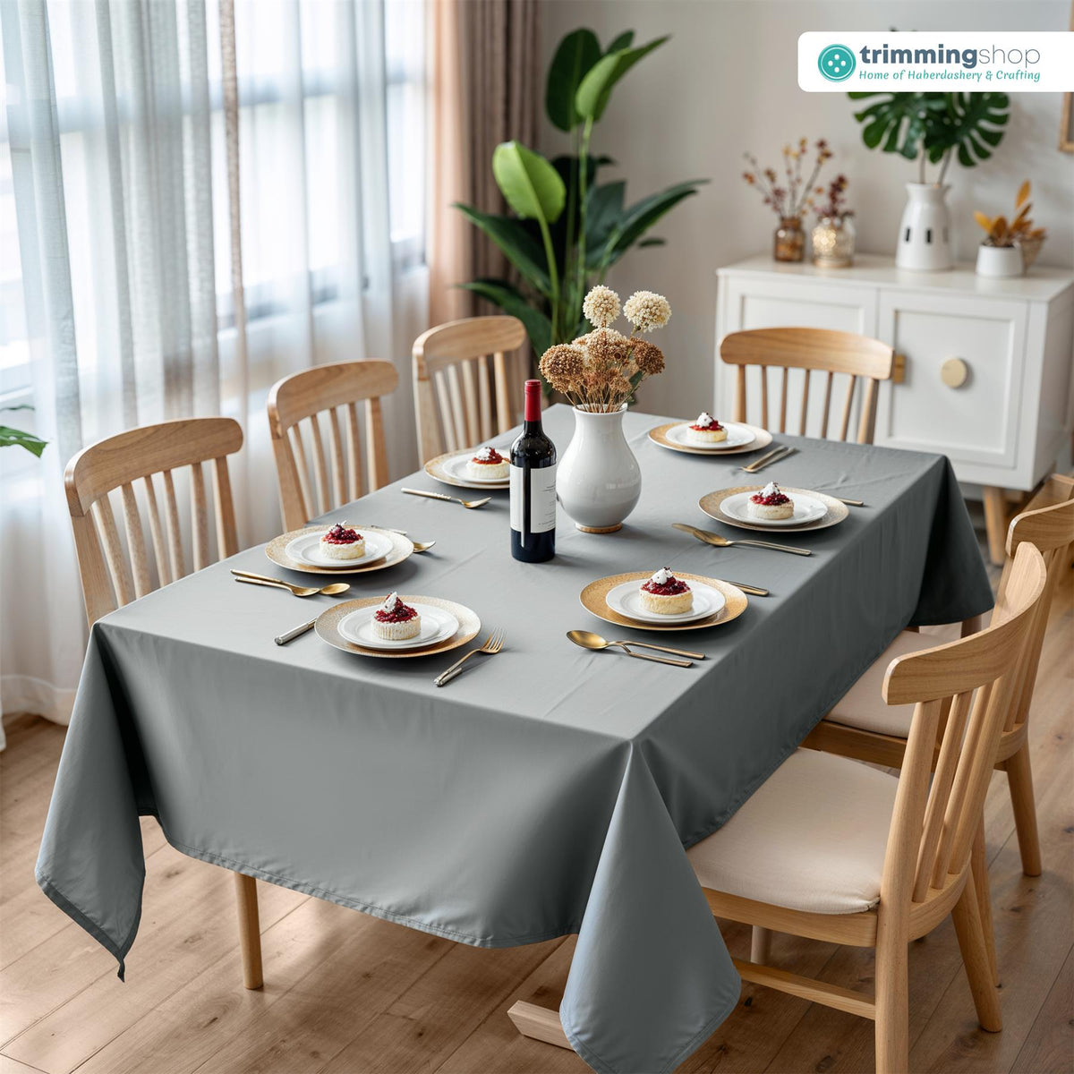 Water Resistant Oxford Tablecloth