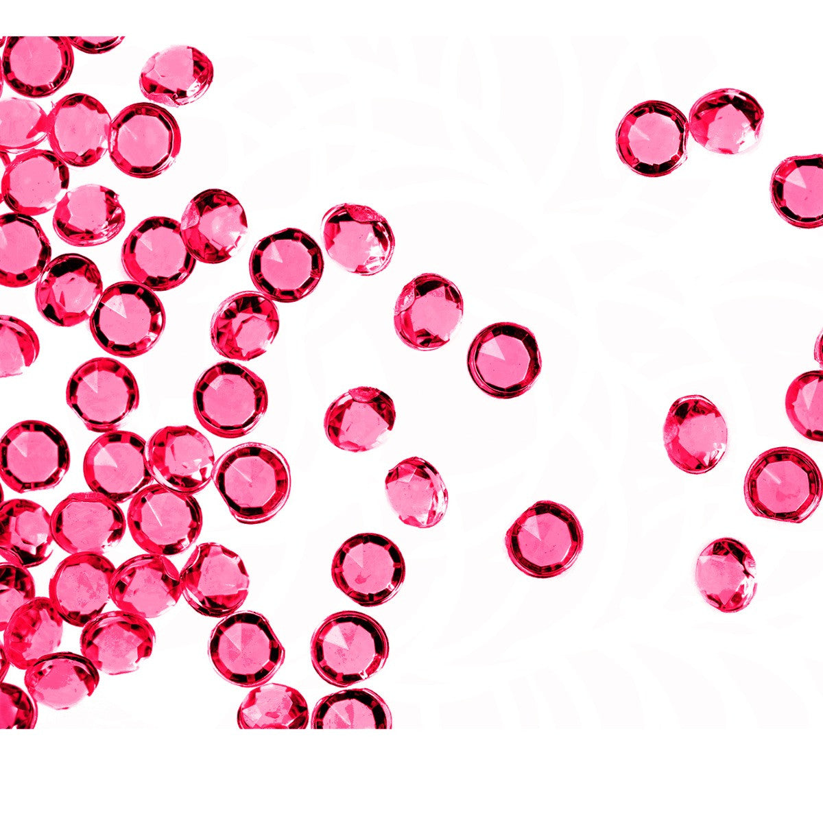 4000 Iridescent Table Scatter Acrylic Crystals, 2.5mm - Light Pink