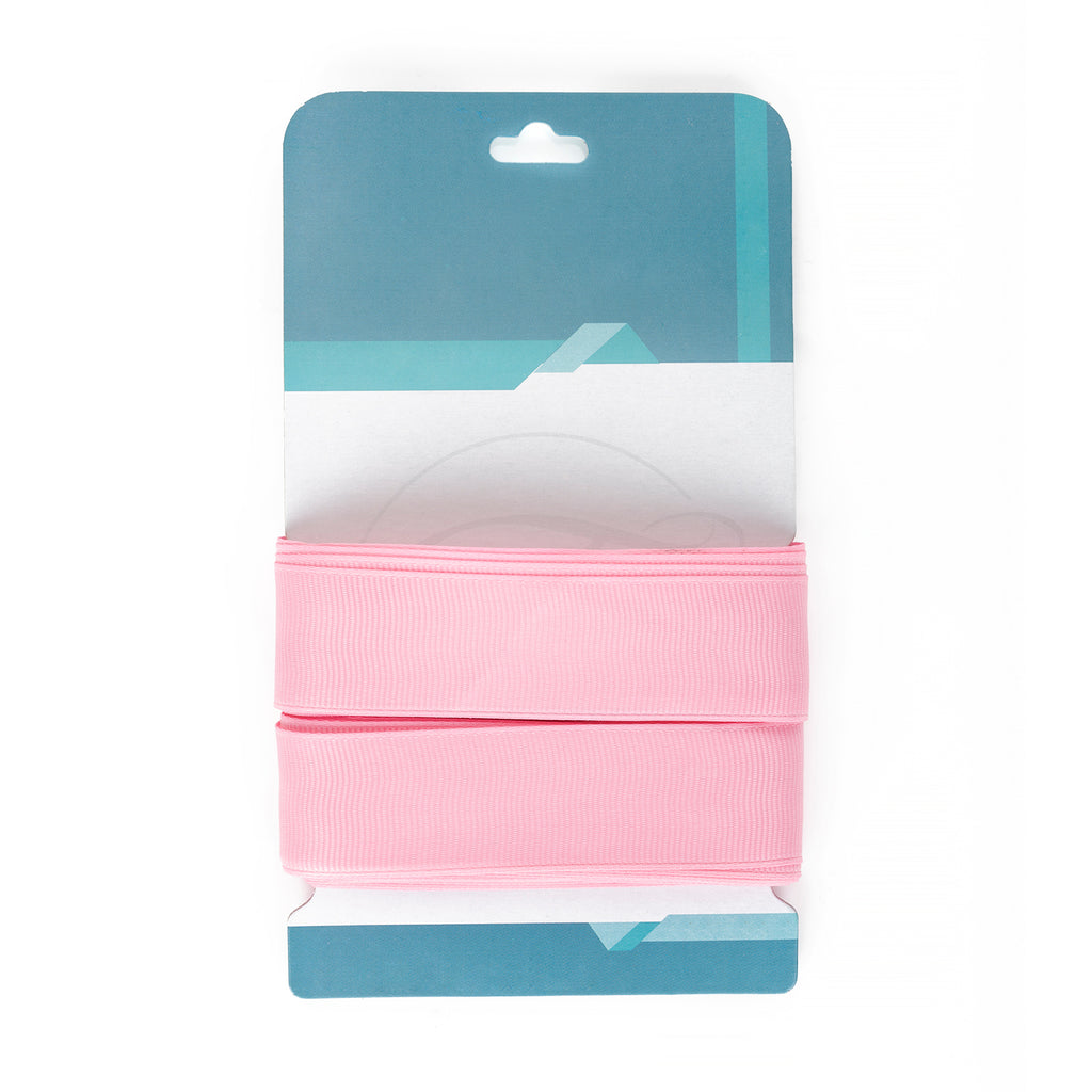 Double Sided Grosgrain Ribbon - Rose Pink
