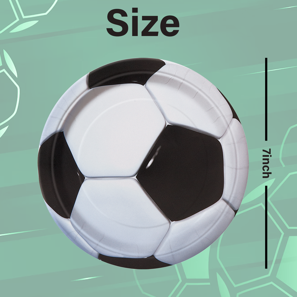 3D Football Themed Plates
