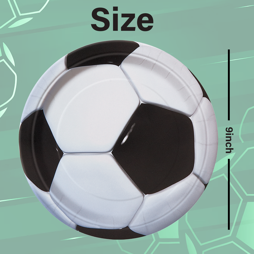 3D Football Themed Plates