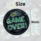 Gamer Themed Round Plates