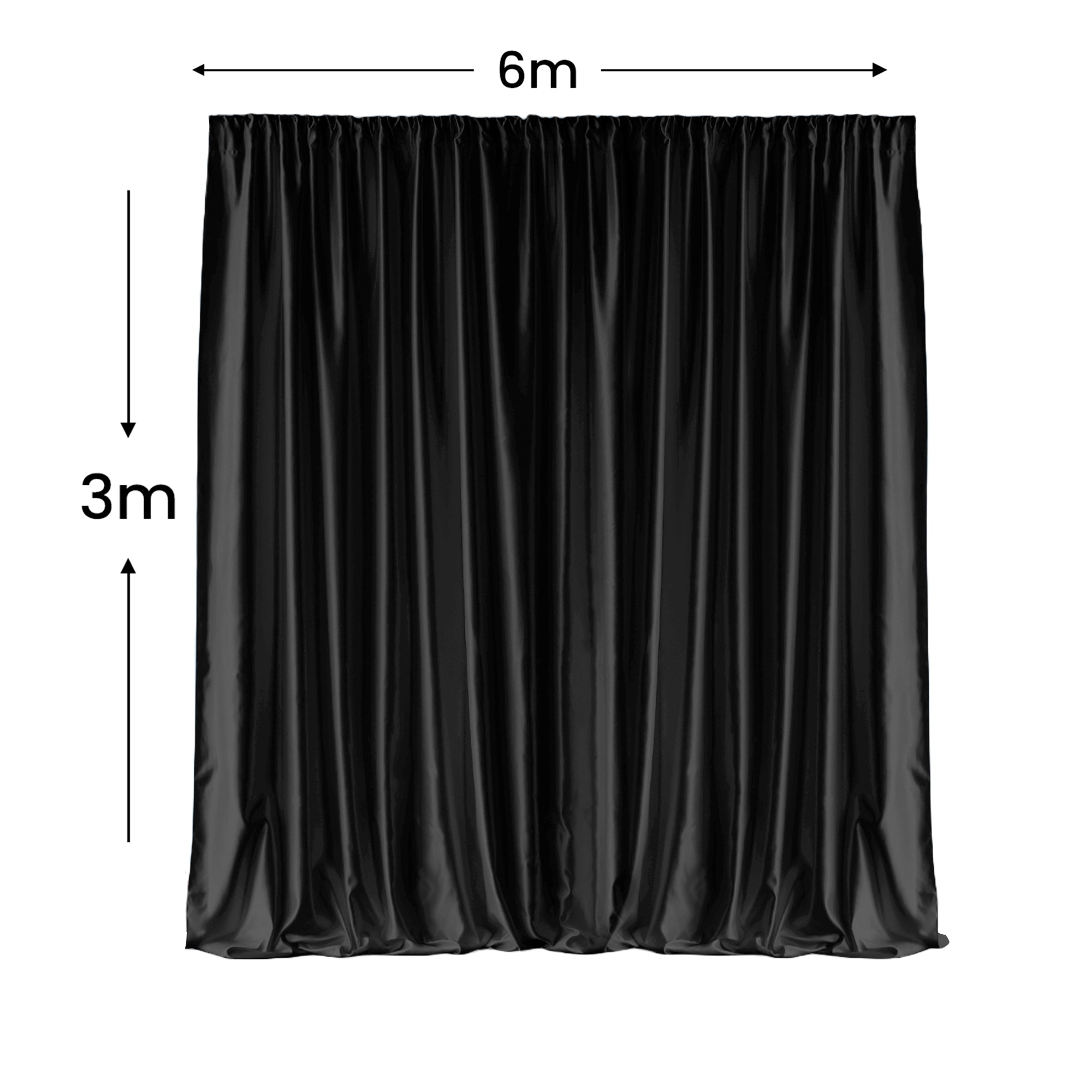 190GSM Blackout Backdrop