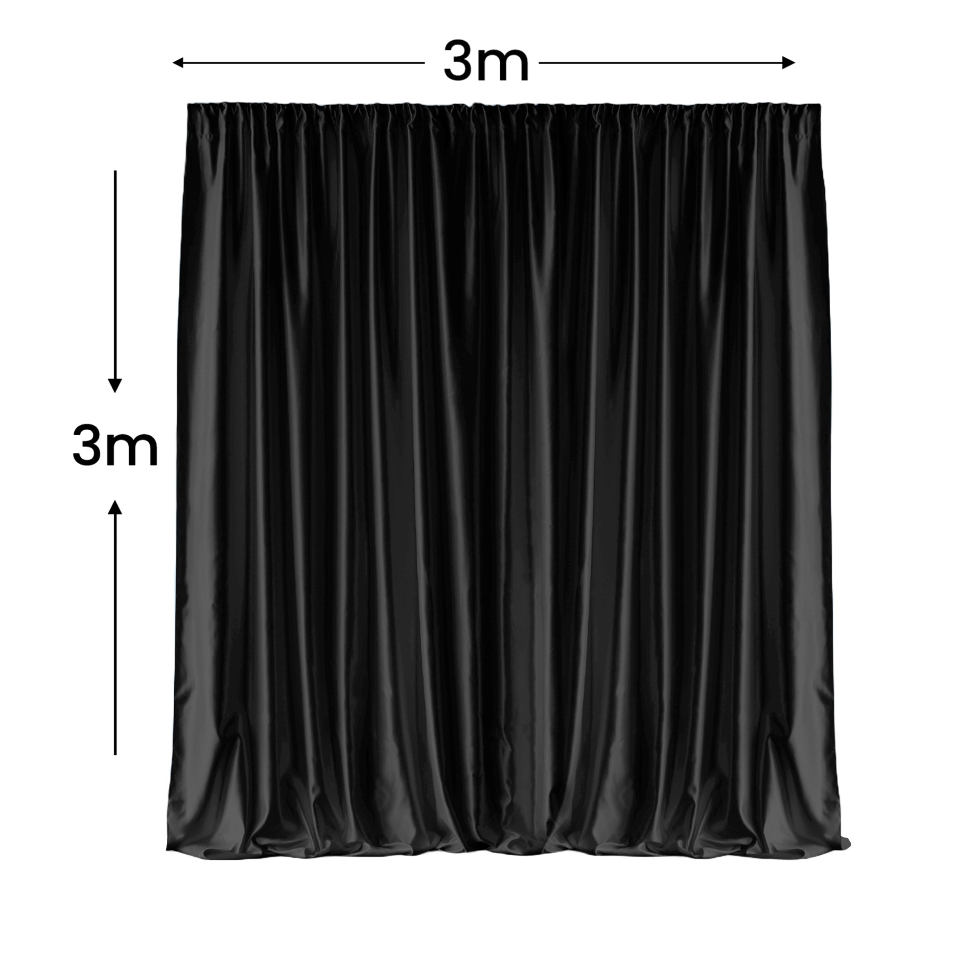 190GSM Blackout Backdrop
