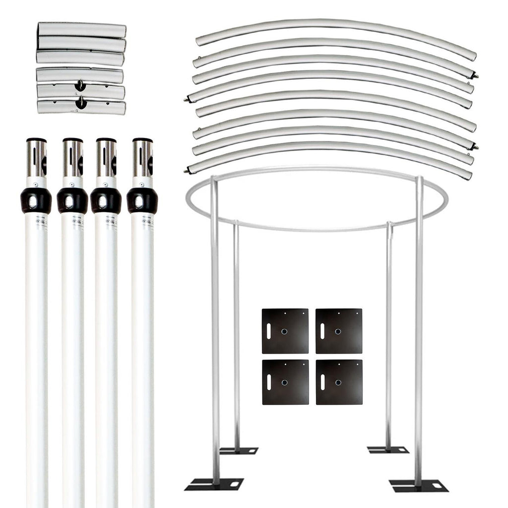10ft Circular Pipe and Drape Backdrop Stand