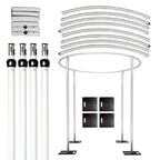 10ft Circular Pipe and Drape Backdrop Stand