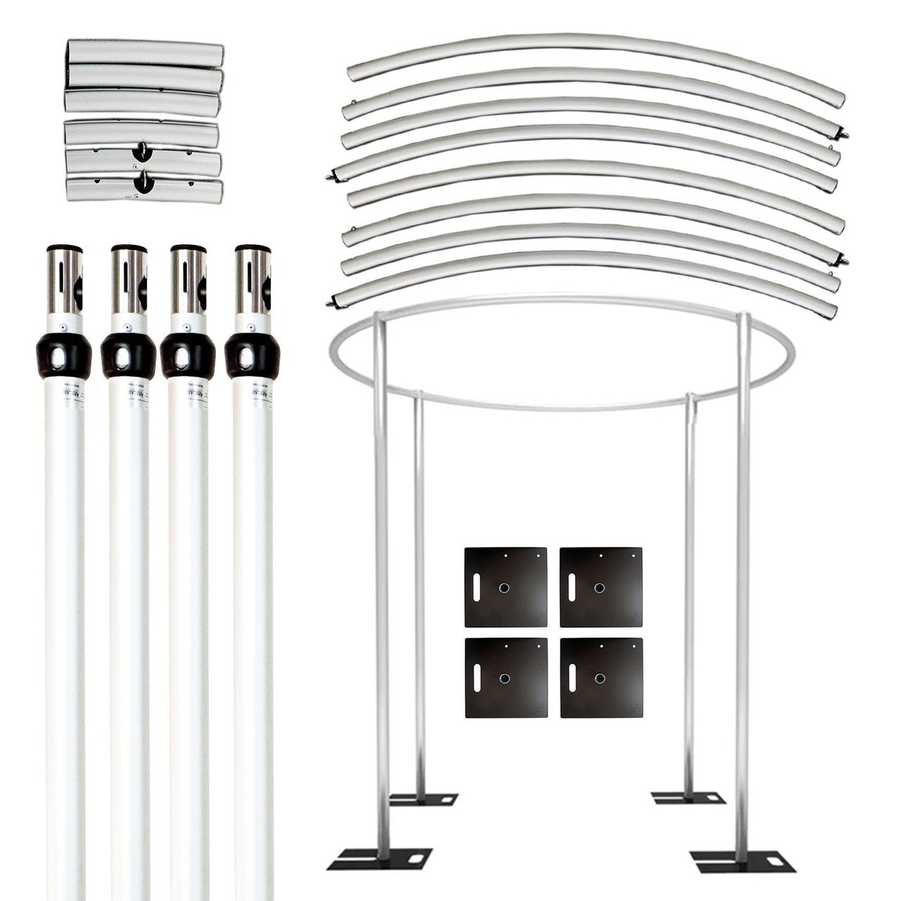 10ft Circular Pipe and Drape Backdrop Stand