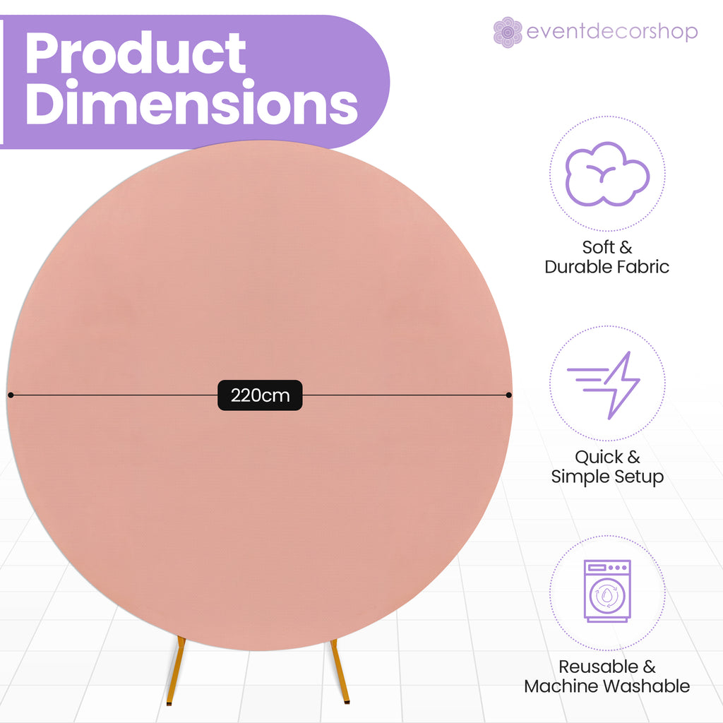 Arch Stand Spandex Cover - Rose Gold