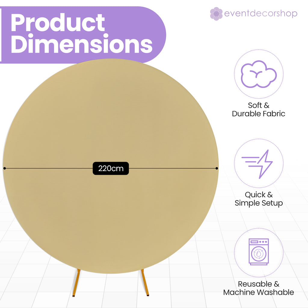 Arch Stand Spandex Cover - Champagne